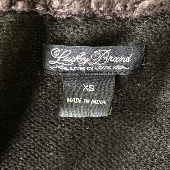 Lucky Brand Open Front Drape Cardigan XS - Picture 2 of 6